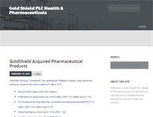 Tablet Screenshot of goldshieldplc.com